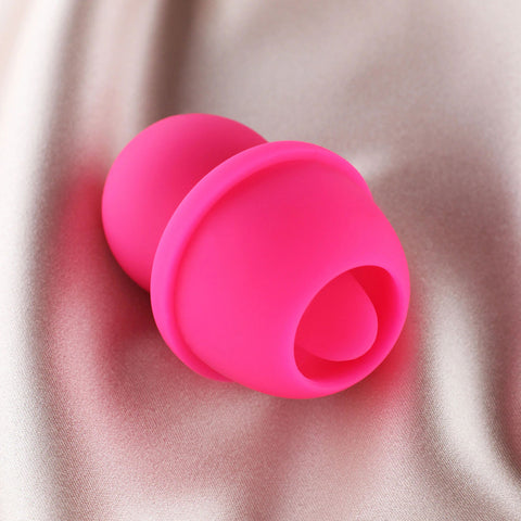 Albert Mushroom Shaped Tongue Vibrator Pink Vibrators