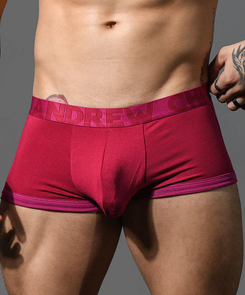 CoolFlex Modal Boxer w/ SHOW-IT® Burgundy Menswear