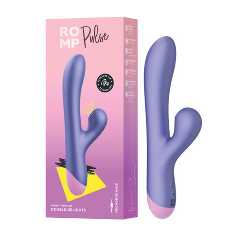 ROMP Pulse Air Pulse Rabbit - Purple 3D Vibrators
