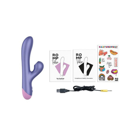 ROMP Pulse Air Pulse Rabbit - Purple 3D Vibrators