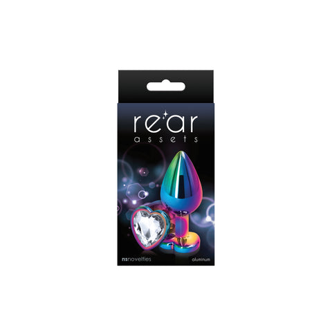 Rear Assets Multicolor Medium - Heart - Clear Anal Products
