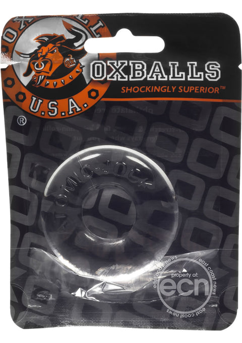 Oxballs Atomic Jock Do-Nut-2 Fatty Cock Ring - Clear Penis Enhancement