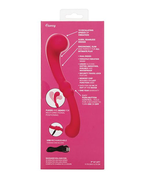 Pretty Little Wands Curvy Massager - Pink Vibrators