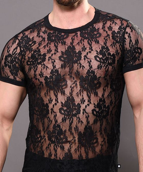 UNLEASHED Lace Tee Menswear