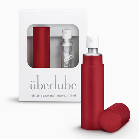 Uberlube 15ml Good-to-Go Traveler Luxury Silicone Lubricant Red Lubricants