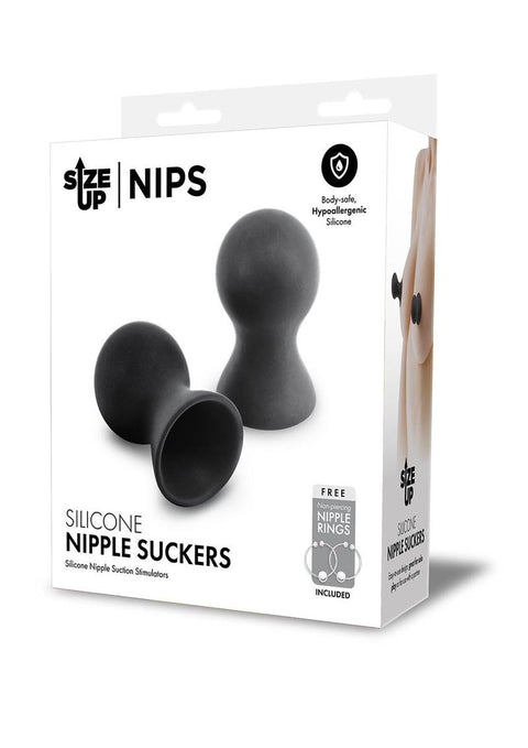 SU SILICONE NIPPLE SUCKERS - BLACK