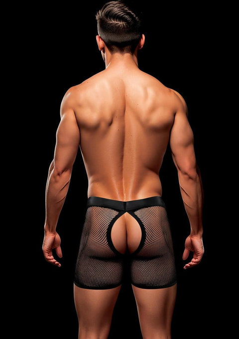 ENVY SNAP DOWN MESH BOXER BRIEF RED Menswear