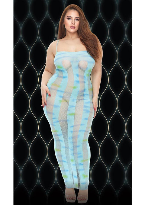 BLUE HORIZON MAXI DRESS Queen Lingerie
