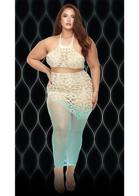 GREEN GODDESS 2-PIECE SET Queen Lingerie