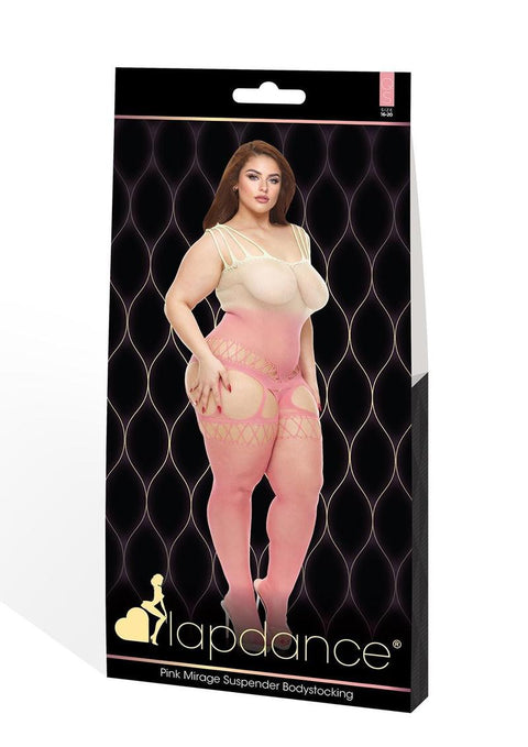 PINK MIRAGE SUSPENDER BODYSTOCKING Lingerie