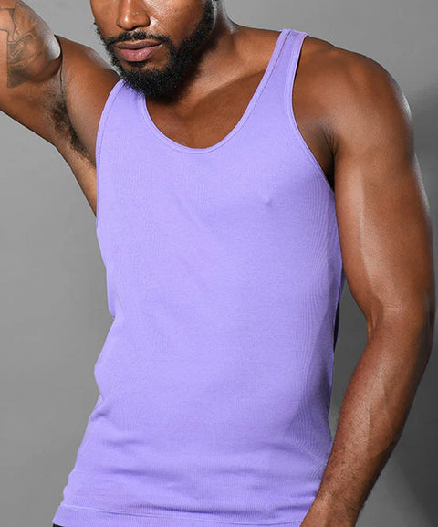 Beater Tank Purple Menswear