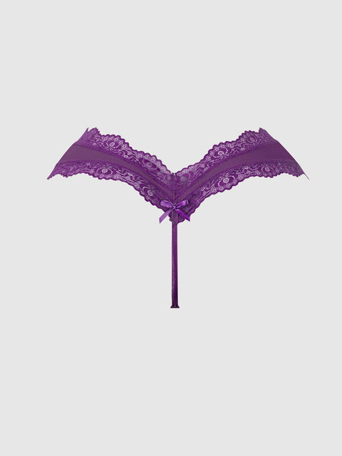 VERA MICRO & LACE TRIM G-STRING Panties