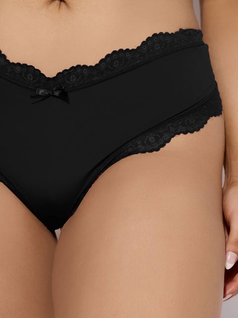 VERA MICRO & LACE TRIM G-STRING Panties