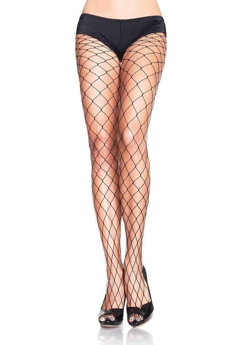 Fence Net Pantyhose - O/S - Black