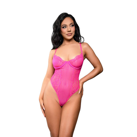 Juliette Crotchless Teddy Lingerie