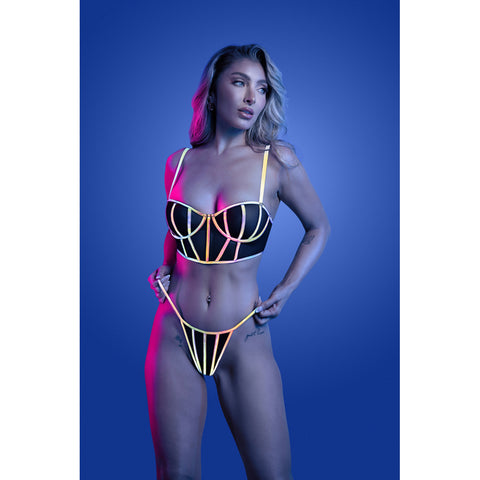 Solar Flare Bra & Panty Lingerie