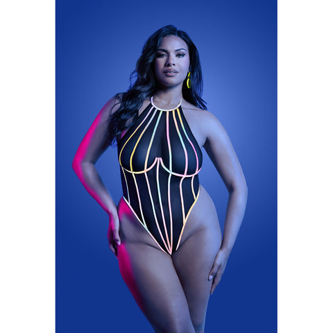 Solar Flare Teddy Queen Lingerie