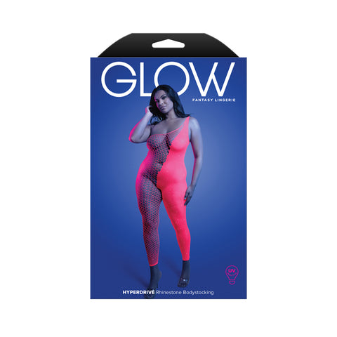 Hyperdrive Rhinestone Bodystocking Queen Size Lingerie