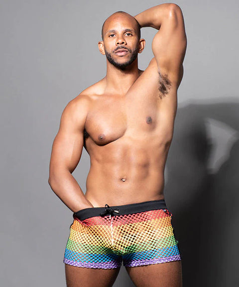 PRIDE MESH SHORTS