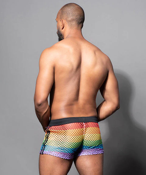 PRIDE MESH SHORTS