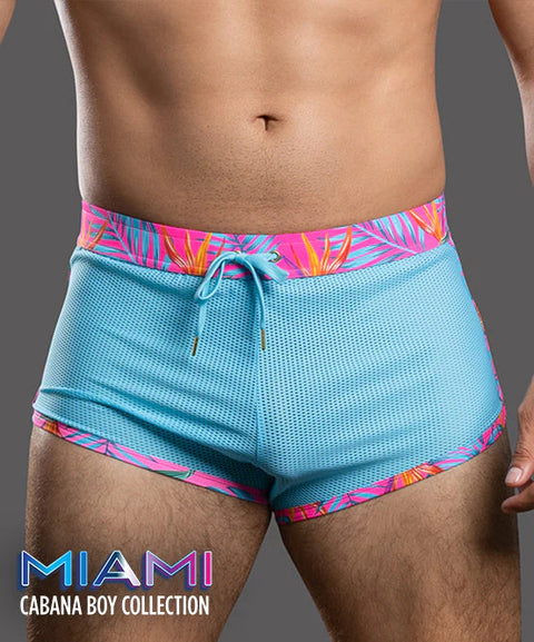 Miami Cabana Boy Mesh Underwear Shorts Menswear