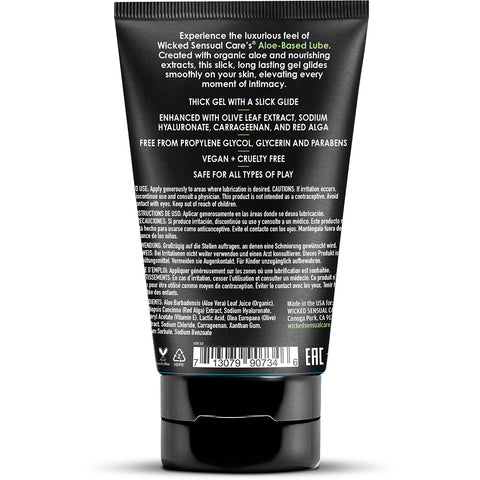 Wicked Aloe Vera Lube 4 oz. Lubricants