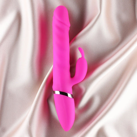 Ruby Thrusting Rabbit Vibrator Pink