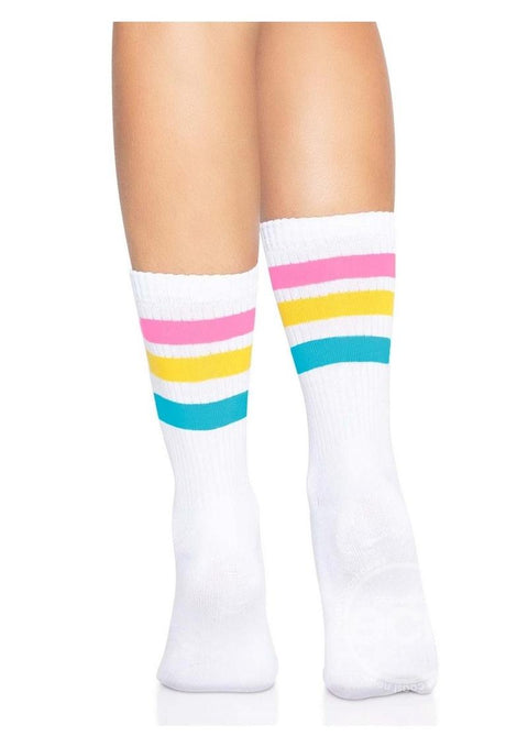 Pride Crew Socks Pansexual - O/S - Multi-Color