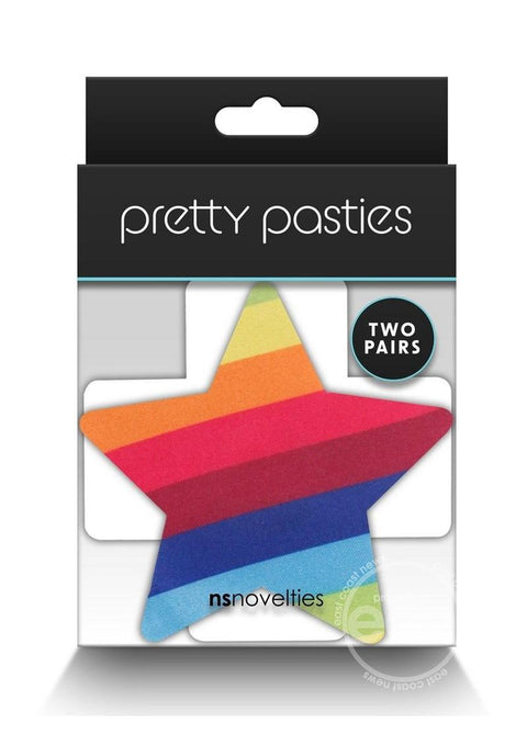 Pretty Pasties Pride Cross & Star - Rainbow