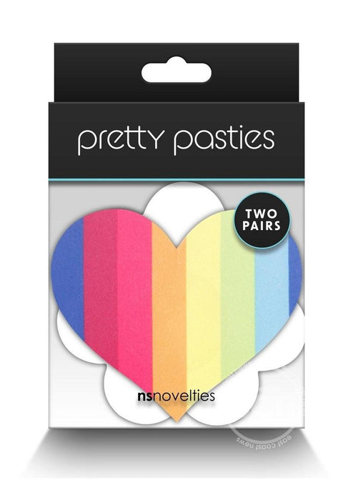 Pretty Pasties Pride Heart & Flower - Rainbow