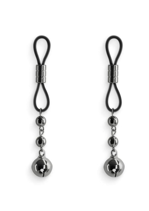 Bound Nipple Clamps D1 - Gunmetal Gray Fetish