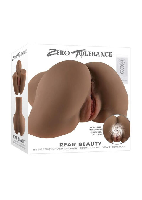 Zero Tolerance Rear Beauty Rechargeable Dual Vibrating Realistic Ass & Vagina