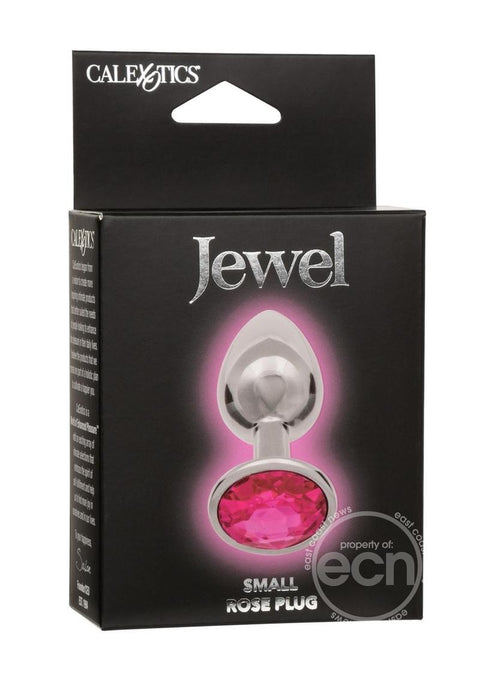 Jewel Rose Aluminum Anal Plug - Pink