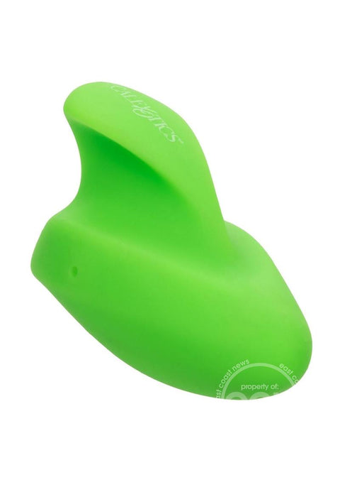 Neon Vibes The Ecstasy Vibe Rechargeable Silicone Vibrator - Green