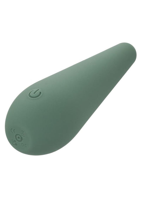 Mod Chic Rechargeable Silicone Vibrator - Green