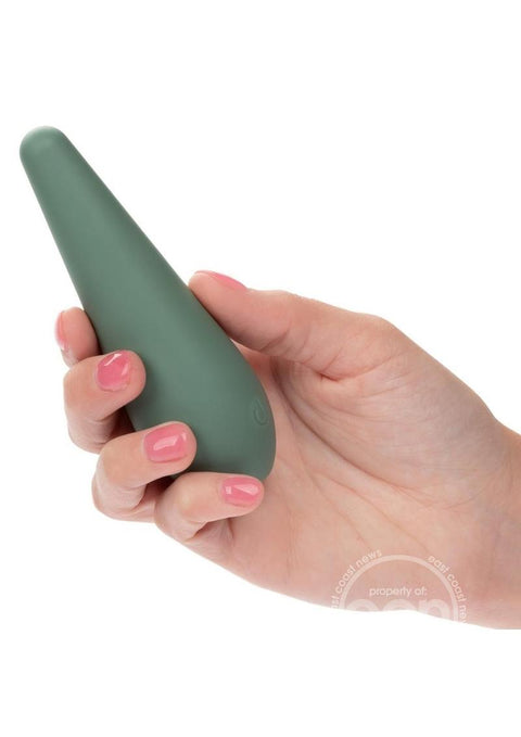 Mod Chic Rechargeable Silicone Vibrator - Green