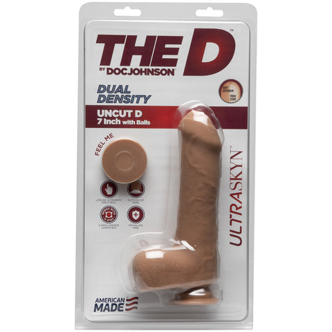 The D - Uncut D 7" With Balls Ultraskyn Caramel