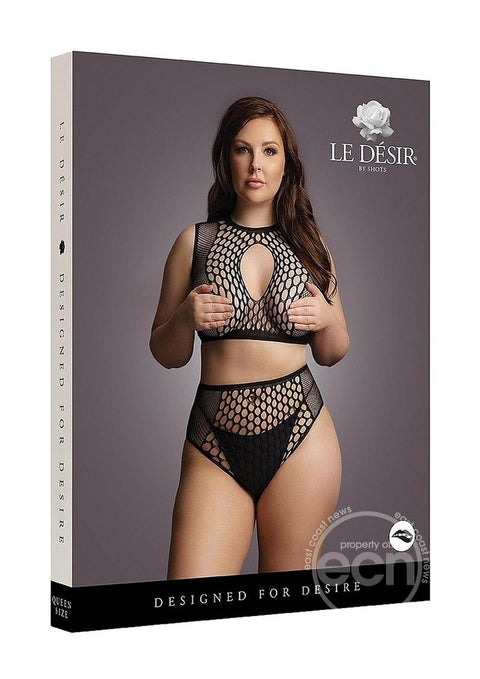 Le Desir Duo Net Key Hole Bra Set - Beige Manufacturer: Shots