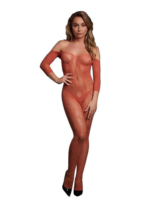 Le Desir Lace Long Sleeved Bodystocking