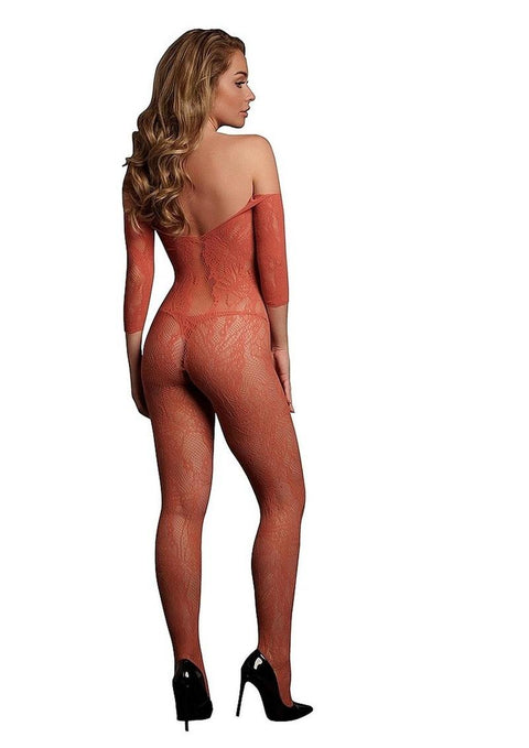 Le Desir Lace Long Sleeved Bodystocking