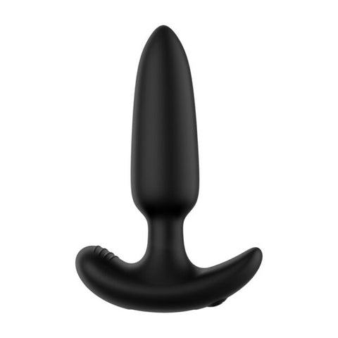 Pointed Vibrating Plug Black