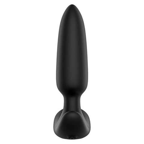 Pointed Vibrating Plug Black