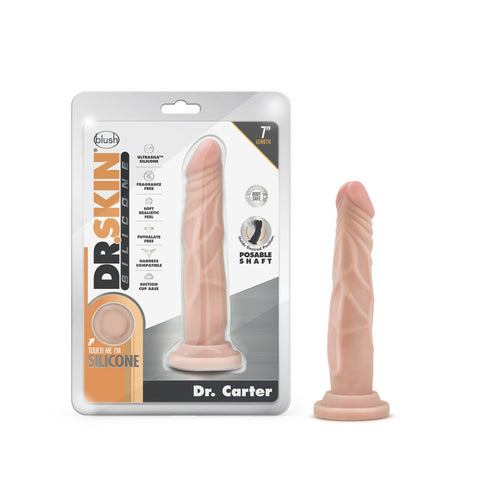 Dr. Skin Silicone Dr. Carter 7" Dong With Suction Cup