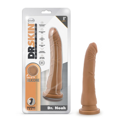 Dr. Skin Silicone Dr. Noah 8" Dong With Suction Cup