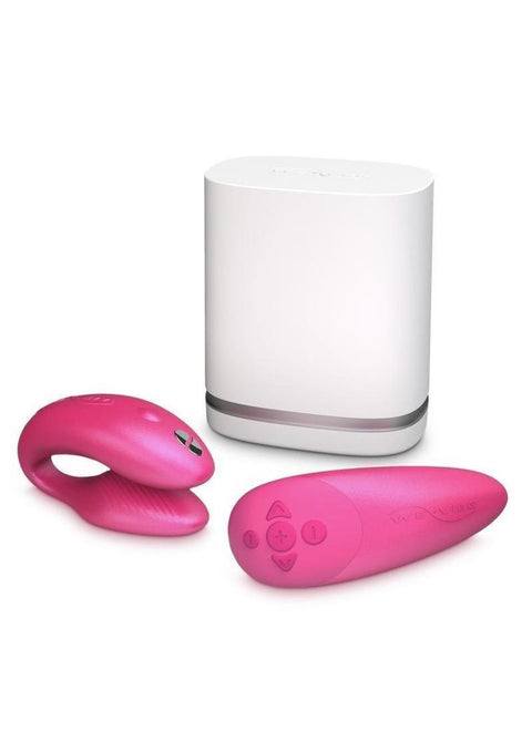 We-Vibe Chorus Rechargeable Couples Vibrator with Squeeze Remote Control Vibrators