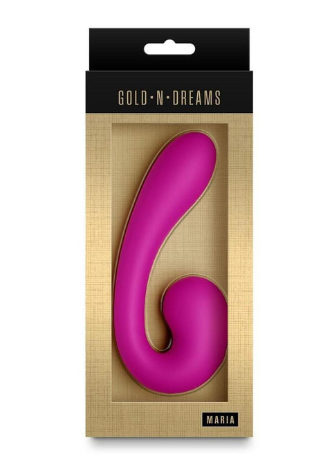 Gold-n-Dreams Maria Rechargeable Silicone Vibrator - Fuchsia Vibrators