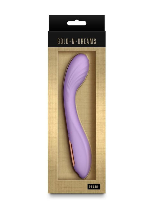 Gold-n-Dreams Pearl Rechargeable Silicone Vibrator - Lavender Vibrators
