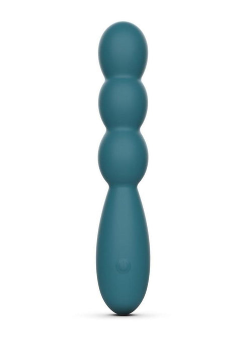 Gold-n-Dreams Rosa Rechargeable Silicone Vibrator - Teal Vibrators