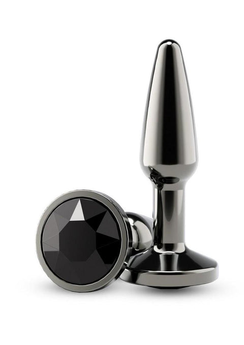 Rear Assets Chrome Tapered Anal Plug - Small - Gray Anal Products