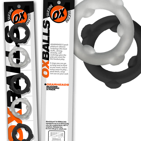 Gearheads Spinner 5pk Black Vapor Penis Enhancement